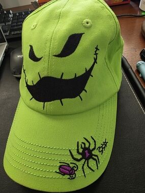 Nightmare Before Christmas Oogie Boogie Embroidered Cap — OSFA